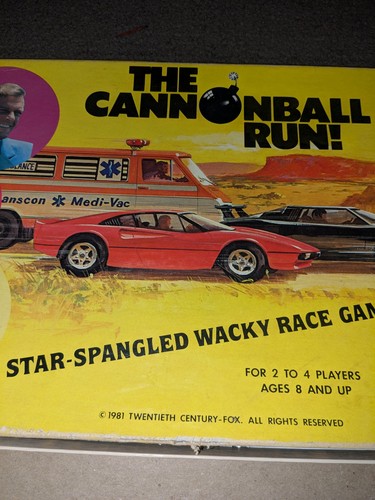 The Cannonball Run! A Star-Spangled Wacky Race 1981 Cadaco Game Parts Only - Picture 5 of 10