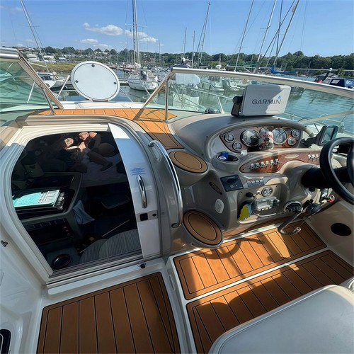 2000 Maxum 270 CR Cruiser Cockpit Pad Boat EVA Teak Deck Floor Mat - Picture 5 of 24