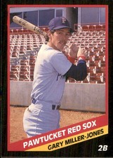 Gary Miller-Jones 1988 CMC Pawtucket Red Sox #19 RC FREE SHIPPING AutographDen