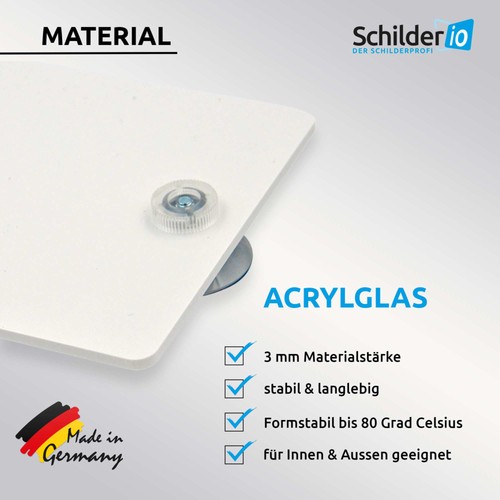 Saugnapfschild Schild "Jagdbetrieb" 100x120mm Auto Scheiben Innenbefestigung - Bild 3 von 7