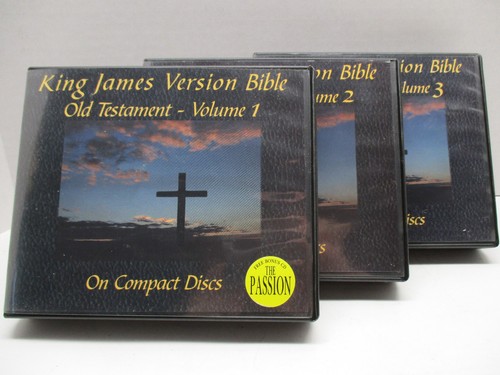 King James Version Bible On Compact Disc- Old Testament Volume 1-3 Complete Set - Picture 1 of 9