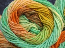 Noro Kureyon Yarn From Japan Color  475 Tosashimizu 110 Yds, Self Striping! Wool