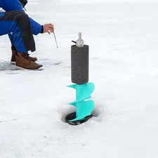 Ice Drill Auger Nylon Ice Fishing Auger Replacement Part+Blade Protective Cover