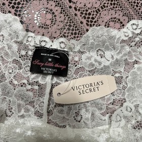 Victoria Secret Panty Sexy Little Things Med. White Lace NWT