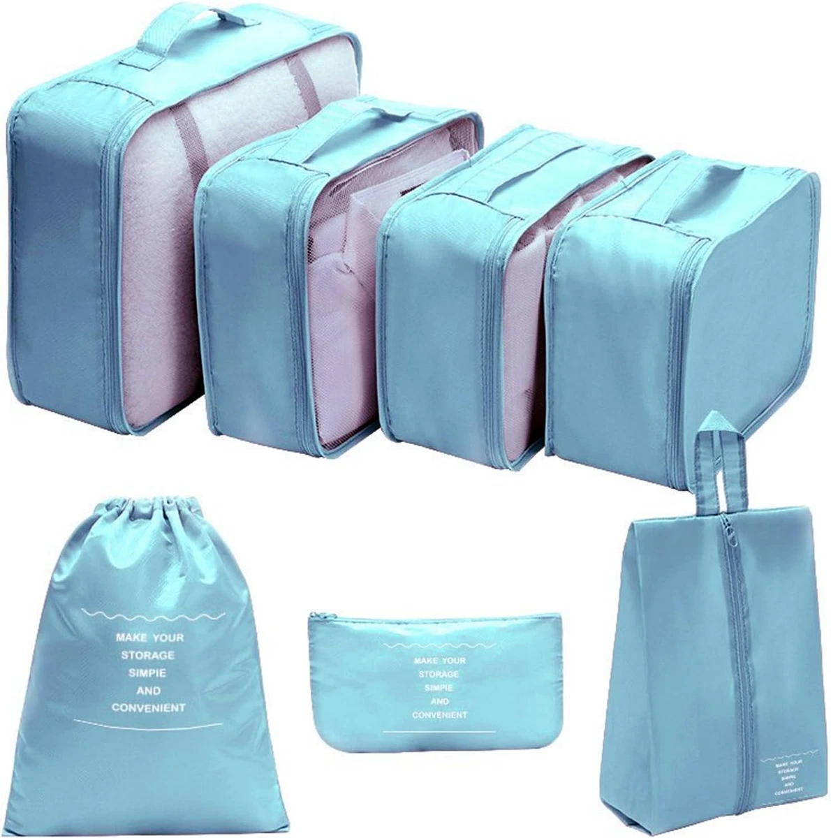 Borsa Da Viaggio Trasparente In EVA – Custodia Impermeabile Per Vestiti, Cosmetici E Accessori, Zip Robusta