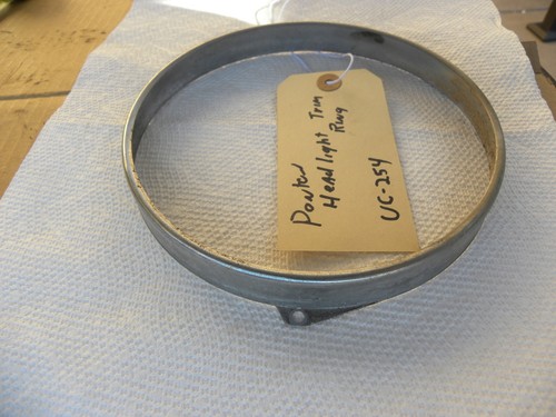 USA Model Mercedes Benz Ponton W180 W120 W105 W121 Headlight Trim Cover Ring c - Picture 3 of 6
