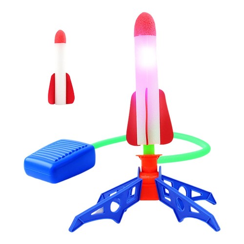 Kid Air Rocket Foot Pump Launcher Outdoor Air Pressed Stomp Soaring Rocket Toys - Picture 12 of 15