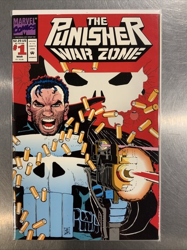 The Punisher Warzone #1 1992 With Extras NM MARVEL COMICS 6 Books Total - Picture 1 of 15