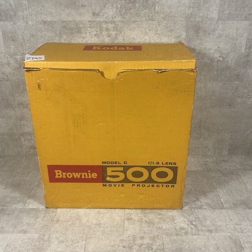 Kodak Brownie Model C 500 Vintage Movie Projector f/1.6 Lens with box - Picture 4 of 16