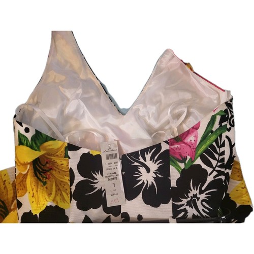 Vintage Lillie Rubin Floral Halter Dress sz 2 - Picture 5 of 10