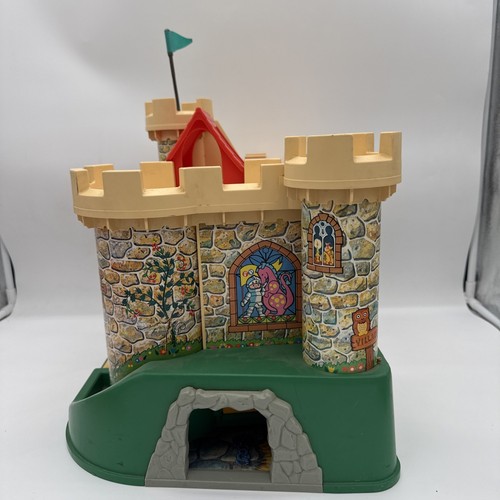 Vintage Fisher Price Little People Play Family Castle #993 quasi completo - Foto 8 di 11