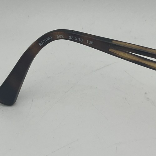 Ralph Lauren Eyeglasses Frame Only RA7069 502 53-18-135 Tortoise Full Rim Frames - Picture 4 of 7