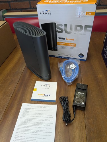 Neu ARRIS Surfboard G34 DOCSIS 3.1 Gigabit Kabelmodem & Wi-Fi 6 Router (AX3000) - Bild 5 von 5