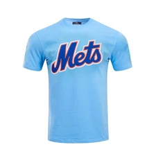 Pro Standard New York Mets MLB Crew Neck T-Shirt Team Men Blue LNM131583