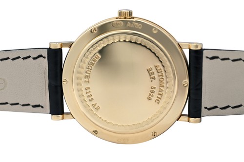 Breguet Classique 5920 53 Gr. Solid 18k Yellow Gold Date 34.5MM Men's Automatic - Picture 7 of 12