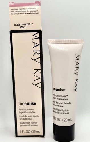 NEW Mary Kay Timewise Luminous Wear Liquid Foundation 1 oz. Beige 7 #038711