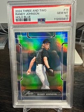 2024 three and two randy johnson PSA 10 POP 1 holo blue /15
