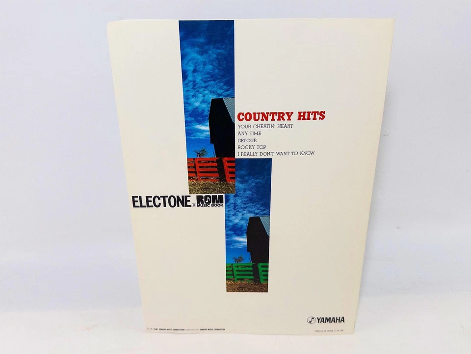 Yamaha Electone ROM Music Book Vol. 6 Country Hits, Excellent, Rare - Image 2 of 4