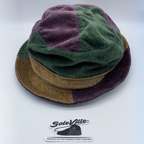 Polo Ralph Lauren Cord Color Block Loft Bucket Hat Vintage Rare - L / XL - Bild 3 von 6