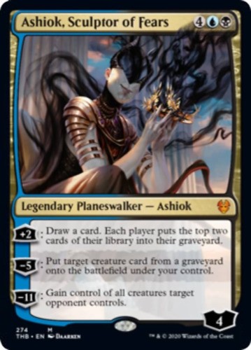 1 x Ashiok, Bildhauer der Ängste - Collector Pack Exclusive - Theros Beyond Death -