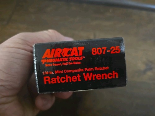 AIRCAT Druckluftwerkzeuge 807-25 1/4" Mini Composite Hand Ratsche - Bild 4 von 7