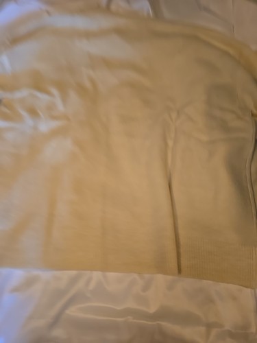 GAP Lightweight Women's V-Neck Long Sleeve Sweater Cream Size XL - Picture 8 of 12