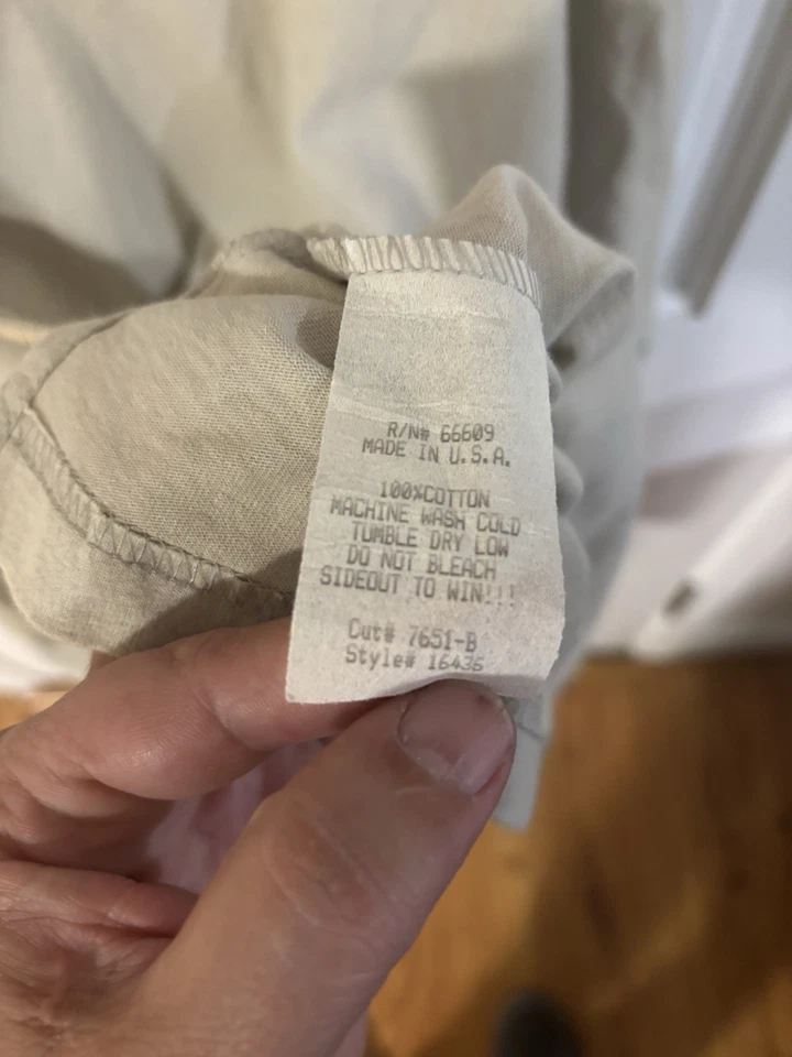 Camisa mediana vintage con cuello pull over nueva con etiquetas Foto 4 de 4