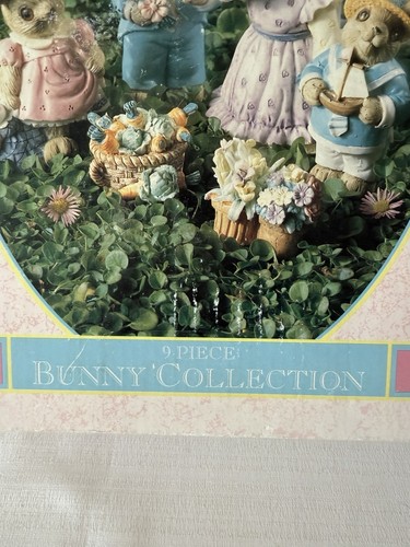 Vintage 1992 Mervyn's 9 Piece Easter Bunny Collection Set - Bild 2 von 11