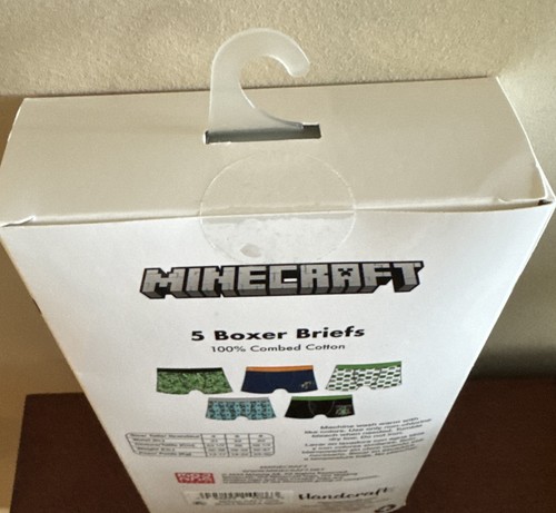 Minecraft Boys' 5 Pack Boxer Briefs Size 6 New In Box - Picture 9 of 9