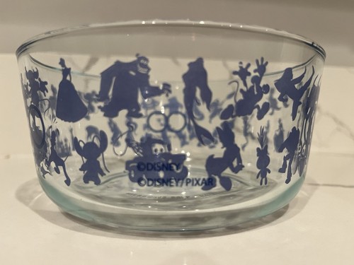 Pyrex Disney 100 Years of Wonder 4-Cup Glass Food Storage Bowl - 6" W x 3” H - Picture 2 of 3