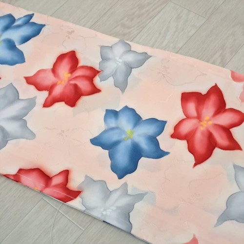 Kimono reine Seide feines Muster Frühsommer Frühherbst Blume - Bild 5 von 7