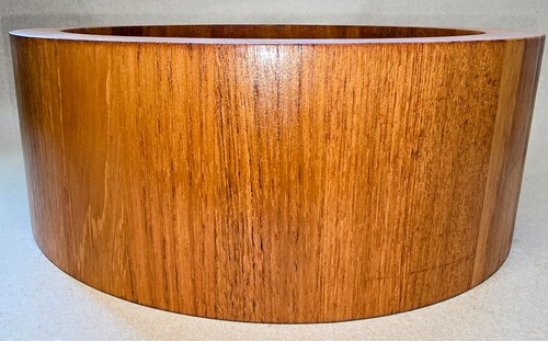 Vintage Dansk 13" Salad Bowl & 12" Servers International IHQ Thailand Teak Wood - Picture 5 of 13