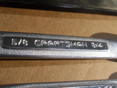 Vintage Craftsman Tool • 9 4365 • 3 Piece Short Box End Wrench Set • SAE • USA - Picture 2 of 19