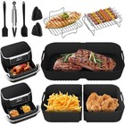 14x Air Fryer Liner for Ninja Foodi Flexdrawer Dual Air Fryer AF500UK AF500UKCP