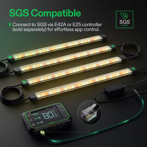 Lumaray Side Lighting Bar LED Grow Light, Full Spectrum, Warm White (4-Bar) - Picture 5 of 12