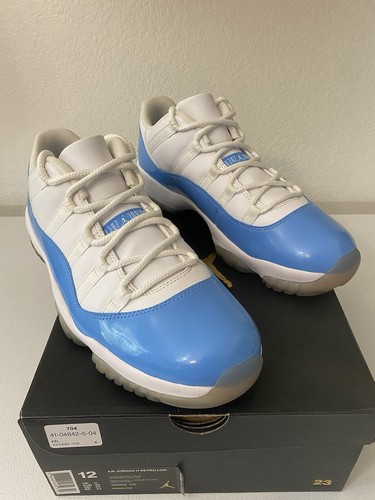 Nike Air Jordan 11 Retro Low UNC University Blue White Sz 12 528895-106 2017 A+ - Picture 2 of 20