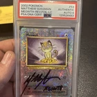 Meowth Legendary Collection Reverse Foil #53 Matthew Sussman Signed PSA 9 AUTO
