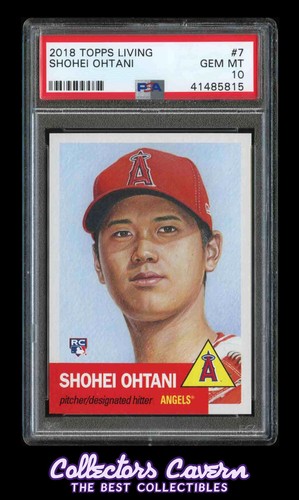 2018 Topps Living #7 Shohei Ohtani PSA 10 (GEM MINT) RC - Picture 1 of 2