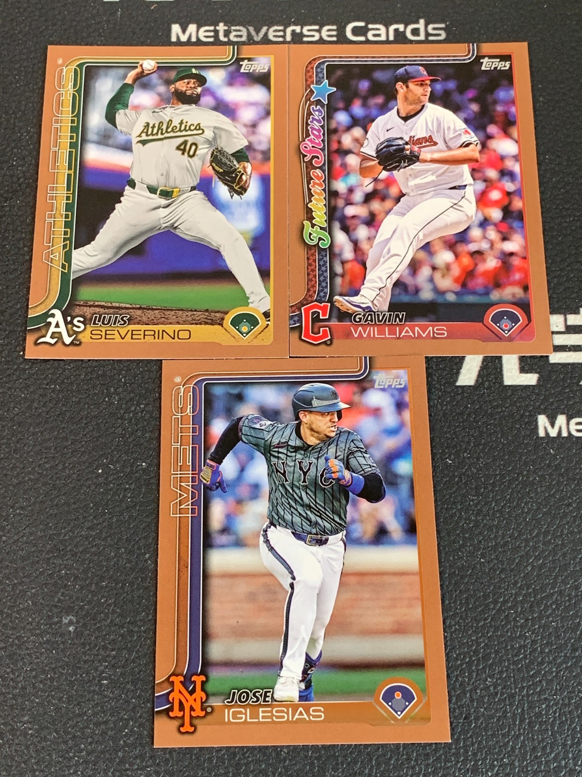 2025 Topps Series 2 Jose Iglesias Luis Severino Gold /2025 Lot*3