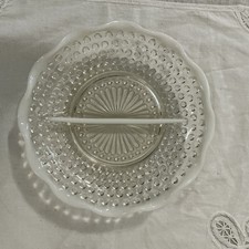 Vintage Anchor Hocking Opalescent Hobnail bowl 7 1/2
