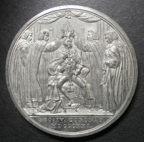 Medallion - 1821 George IV coronation by Halliday & Kempson - WM 48.8mm BHM#1073