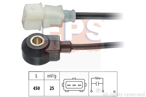 1957023 ENGINE DETONATION KNOCK SENSOR EPS FOR CHEVROLET LANOS 1.6 16V 1.6L 78KW - Picture 2 of 5