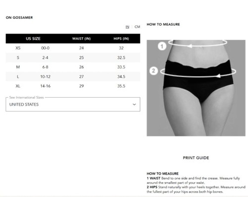 On Gossamer Printed Mesh Hip-G Thong 30B 556- M/L - Picture 3 of 5