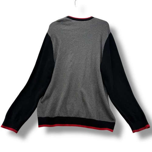 Sean John x Basquiat Art Mens Long Sleeved Crew Neck Sweater Gray Black Size 2xl - Picture 4 of 8