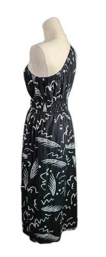 Rails Tahiti Night Selani One-Shoulder Cotton Midi Dress Women Sz Small - Picture 5 of 10