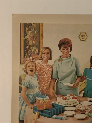 1965 Edison Electric PRINT AD White Family Oklahoma City VTG 60s Birthday Party - Picture 2 of 5