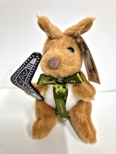 12pcs Australian Souvenir Soft Plush Kangaroo wt Boomerang & Ribbon 13.5cm BULK - Picture 2 of 7