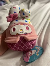 Squishmallows 8" My Melody Ice Cream Plush - Hello Kitty And Friends