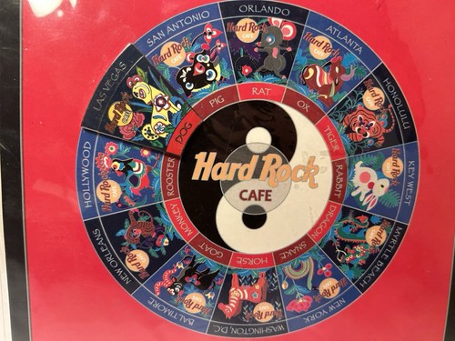 Hard Rock Cafe Chinese Zodiac Pin Set Las Vegas Dog Pin - Picture 2 of 10