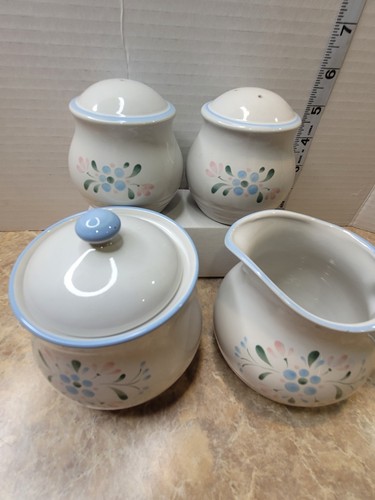 Fascimo Creamer, Sugar Bowl, Salt and Pepper Shaker Set, Japan - Picture 14 of 17
